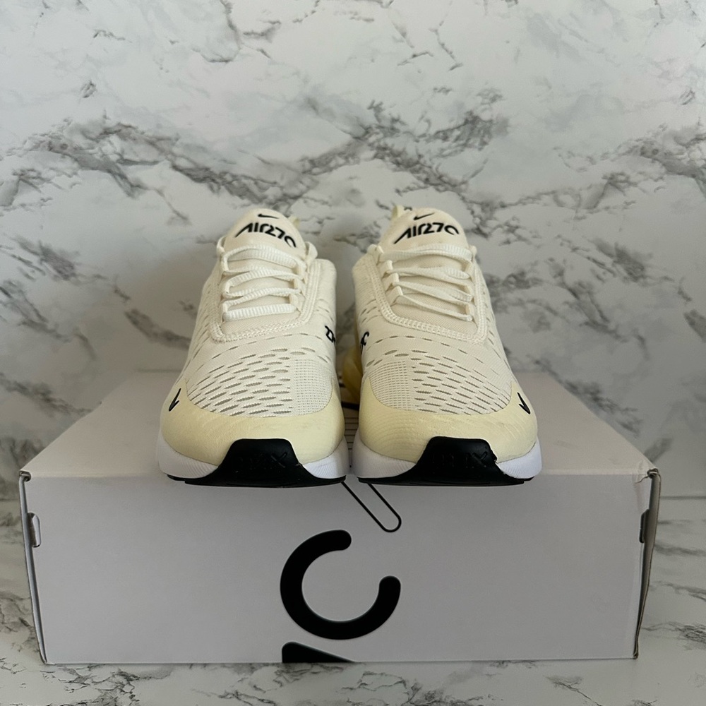 Nike Air Max 270 Sail Coconut Milk Athletic Shoes Running AH6789 Women’s Size 7 - Picture 3 of 8